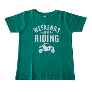 Kids Weekends are for Riding SxS Shirt, Size Toddler 3T, Side by Side UTV Riding